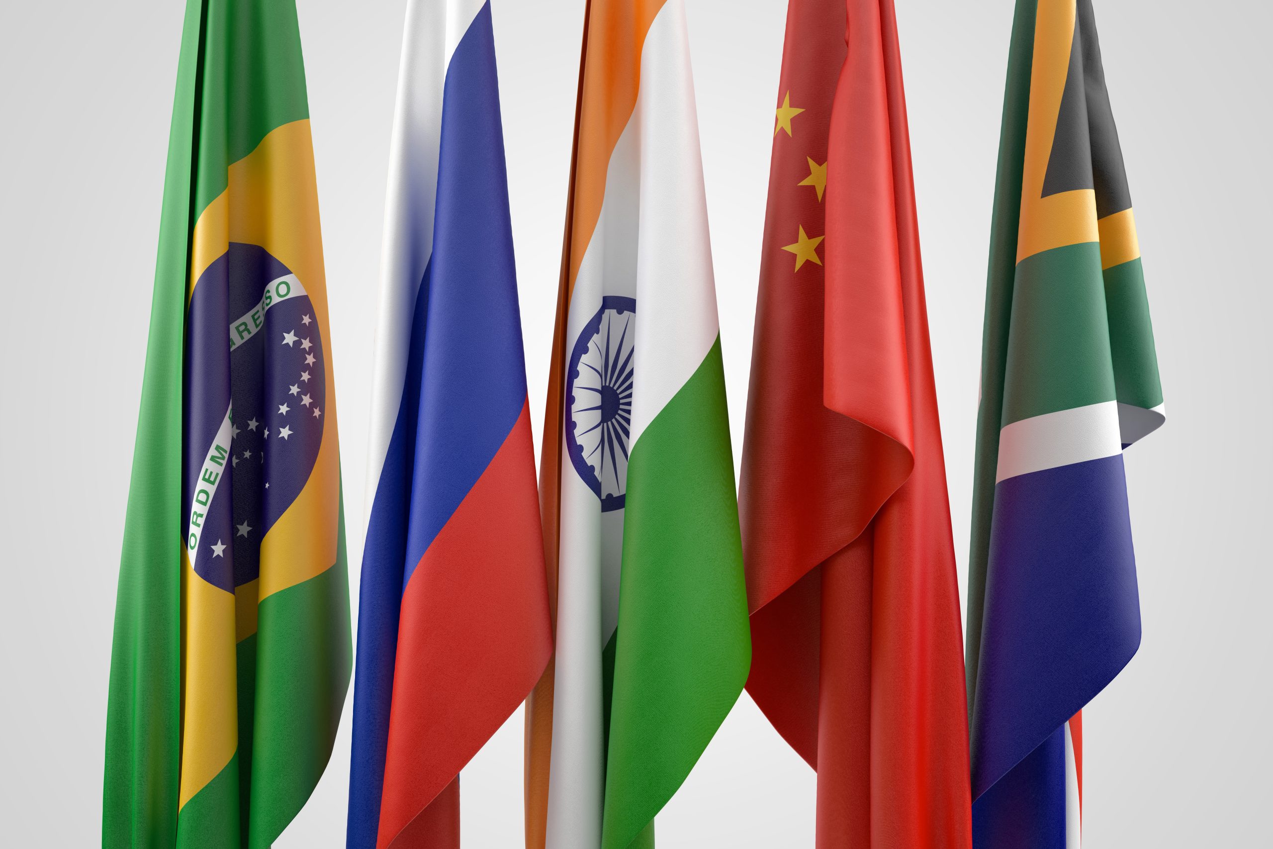 Banderas de los BRICS antes de la ampliación